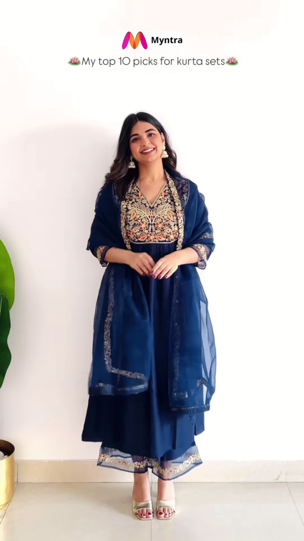 Elegant Yellow Embroidered Kurta Set with Dupatta – Festive & Ethnic Wear - Image 4