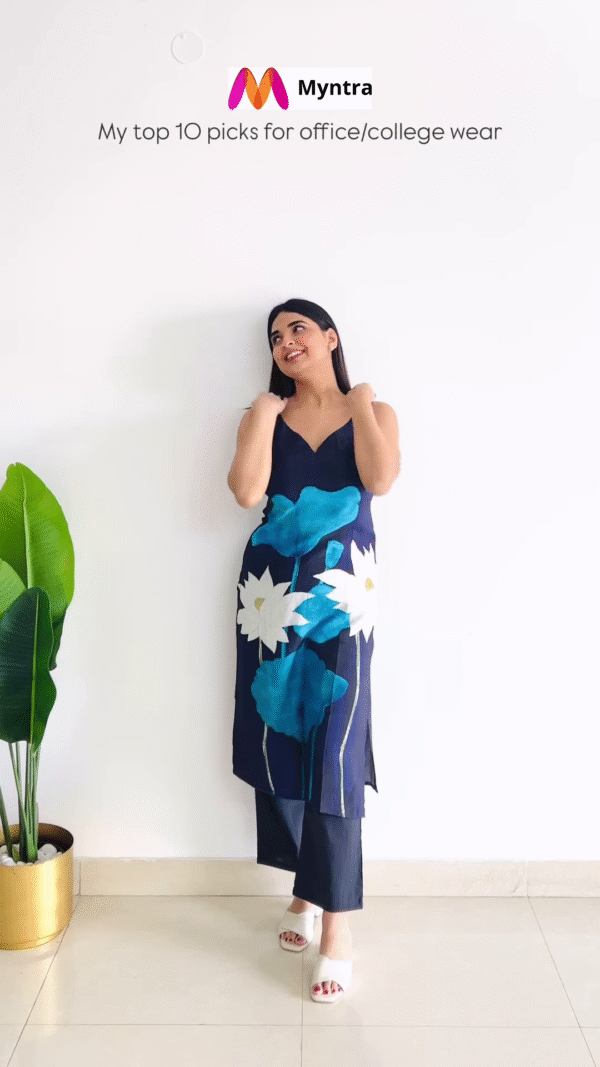 Pink Sleeveless Printed Kurta Set – Chic & Comfortable Ethnic Wear - Image 6