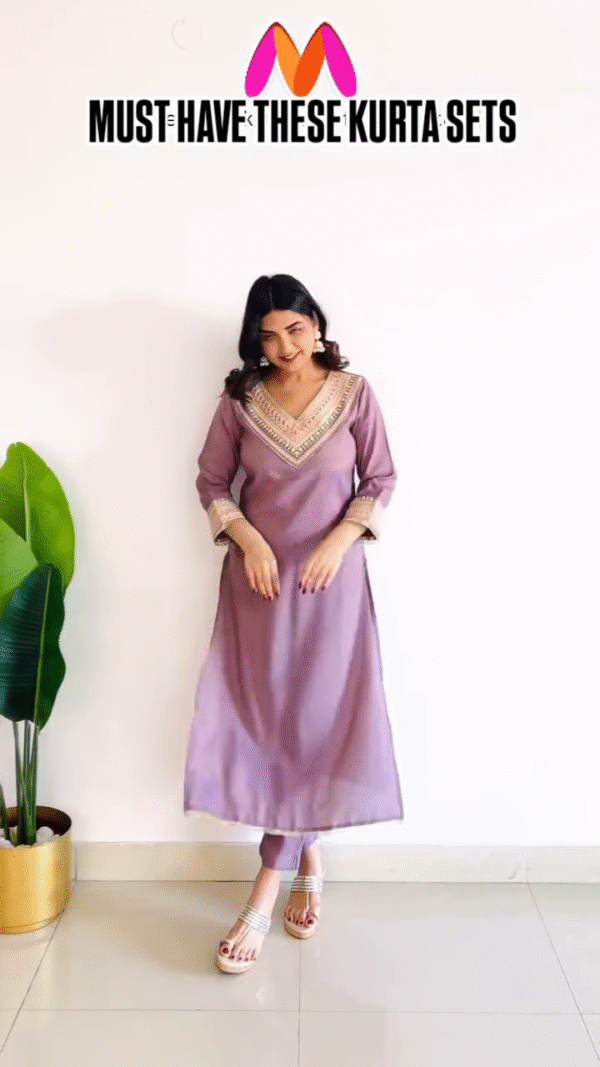 Elegant Red Flared Kurta Set with Floral Dupatta – Timeless Grace - Image 6