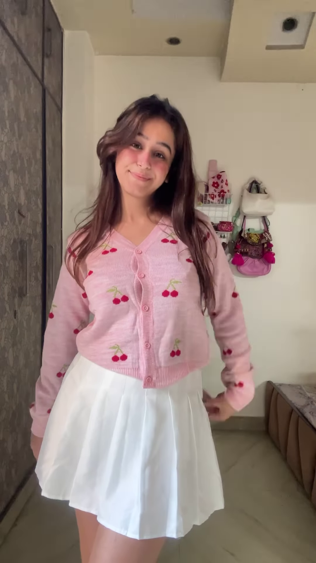 Playful Embroidered Knit Cardigans π§Άππ β Cherry, Rainbow & Floral Variants - Image 2