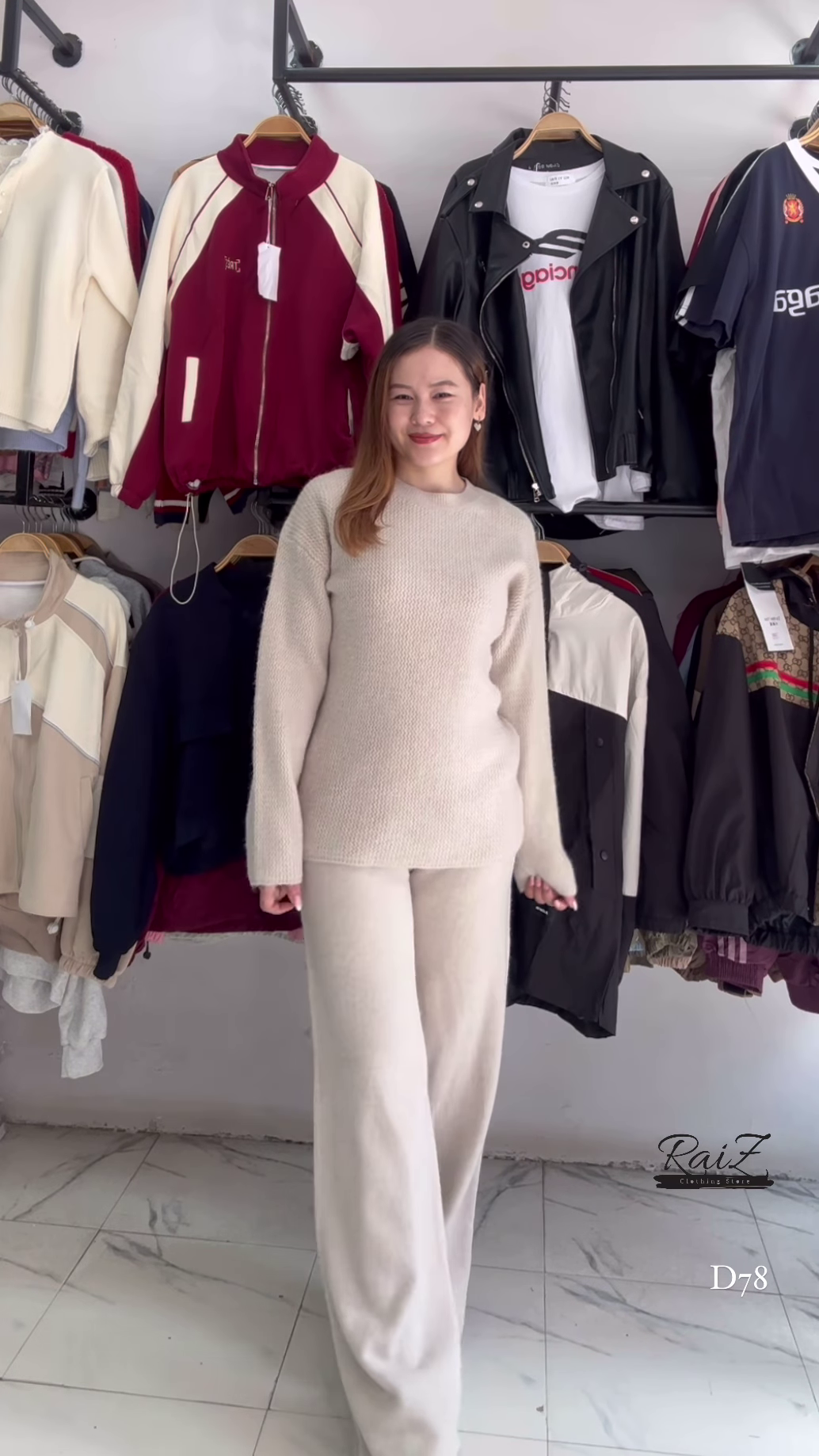 Knit Co-ord Sets π§ΆπΎ With Sweater & Wide-Leg Pants β Yellow, Mustard & Brown Variants - Image 6